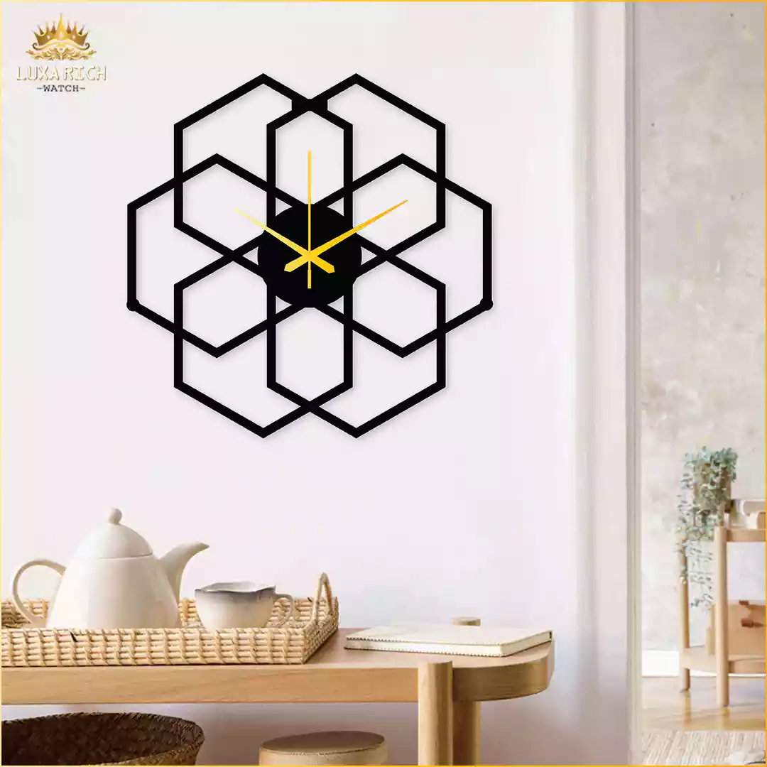 LUXA RICH Geometric Wall Clock