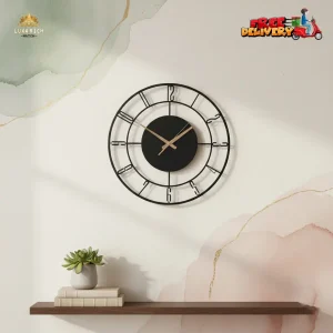 Luxa Sleek Orbit _ Metal Clock